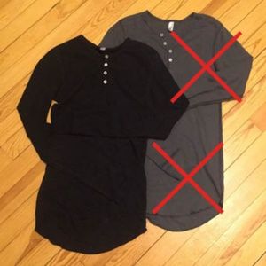 American Apparel Unisex Small Long Sleeve Thermal